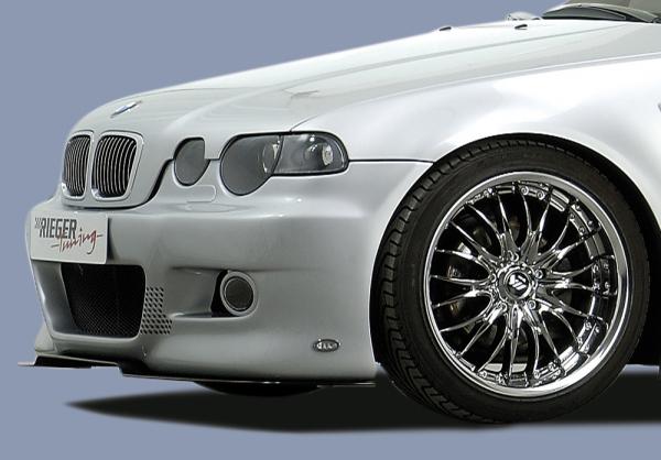 RIEGER Spoilerschwert für Spoilerstoßstange 50302/50304 passend für BMW 3er E46 Compact
