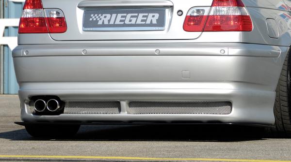 RIEGER Heckansatz passend für BMW 3er E46 Limousine Facelift ab Bj. 02/02