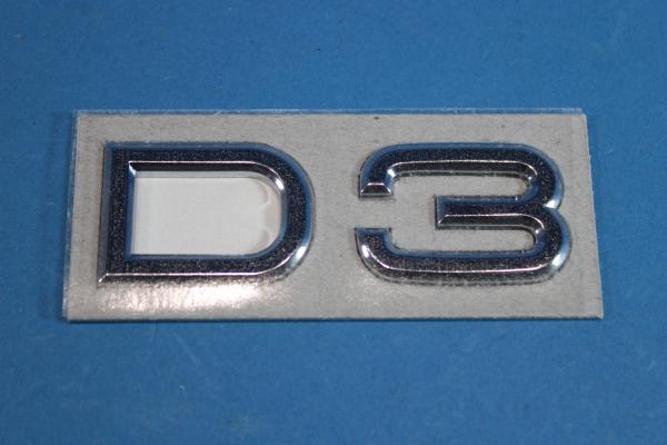 ALPINA Schriftzug hinten "D3" flach passend für ALPINA D3 Touring (E91)