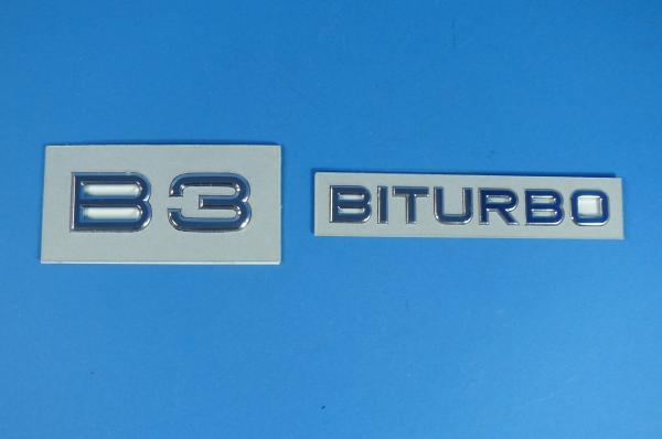ALPINA Schriftzug hinten "B3 BITURBO" (flach)