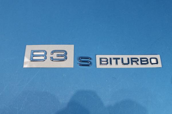 ALPINA Schriftzug hinten "B3s BITURBO" (flach) passend für BMW E91 E92 E93
