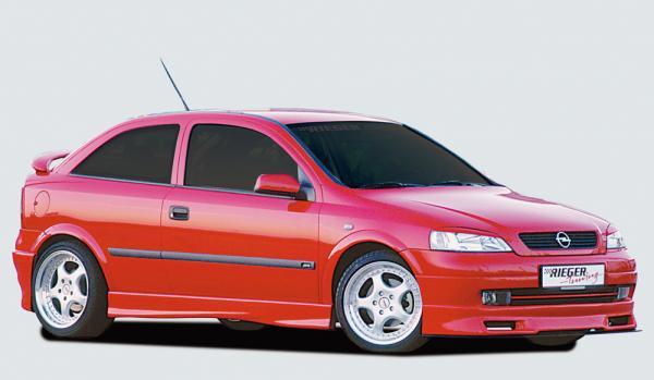 RIEGER Spoiler Lip fit for Opel Astra G (not for OPC-models)
