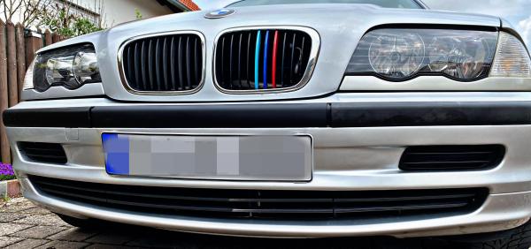 Bumper guard center frontbumper BMW 3er E46 Sedan / Touring