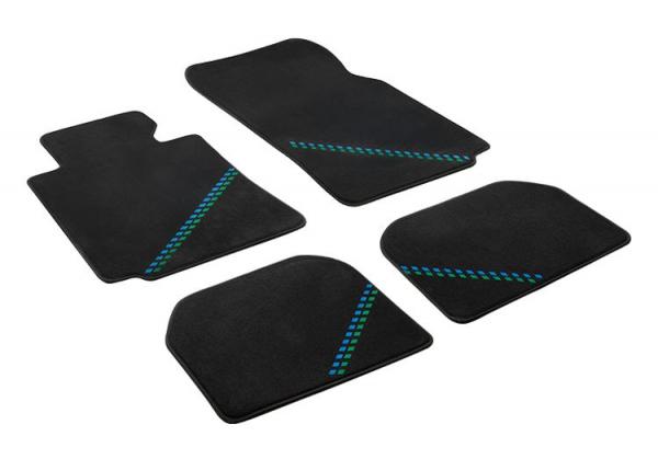 ALPINA Fussmatten Velours anthrazit passend für BMW 7er E38 Limousine (Kurzversion)