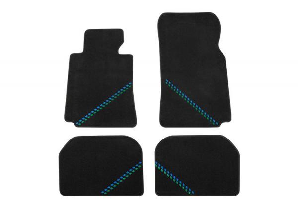 ALPINA Fussmatten Velours anthrazit passend für BMW 7er E38 Limousine (Kurzversion)