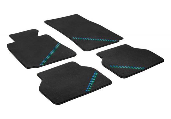 ALPINA Fussmatten Velours anthrazit passend für BMW 5er E39 Limousine / Touring ab 03/2000