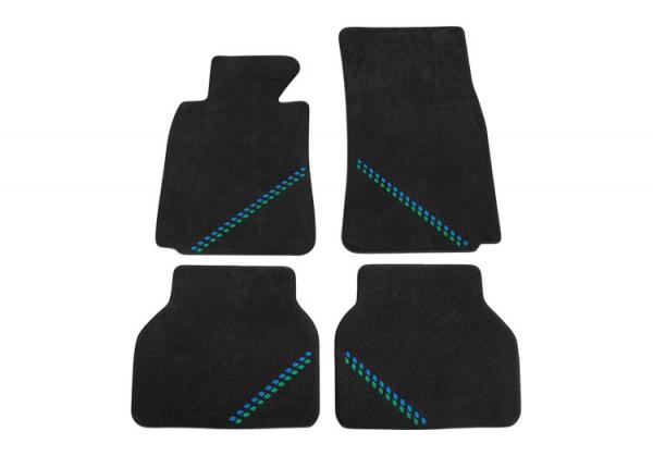 ALPINA Fussmatten Velours anthrazit passend für BMW 5er E39 Limousine / Touring ab 03/2000