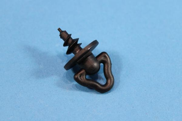 Drehverschluss für original Fussmatten schwarz BMW E30 / E36 / R50 / R52 / R53