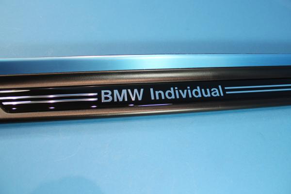 INDIVIDUAL Logo Door Sill Strip front right BMW 3er E46 Coupe / Convertible