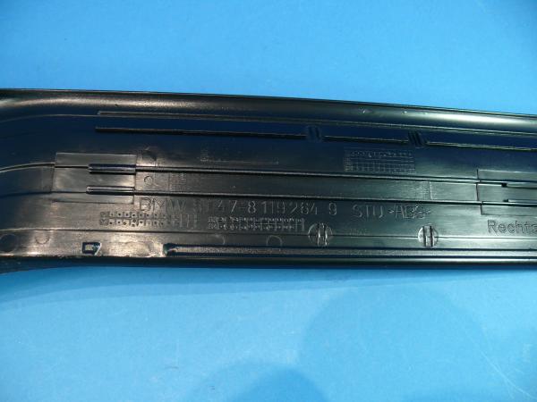 Einstiegsleiste hinten rechts SCHWARZ BMW 3er E36 Limousine/Touring