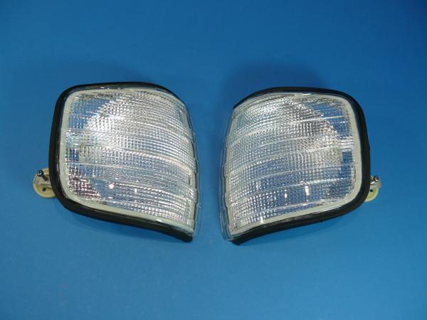 Front indicators white fit for Mercedes W126 Sedan