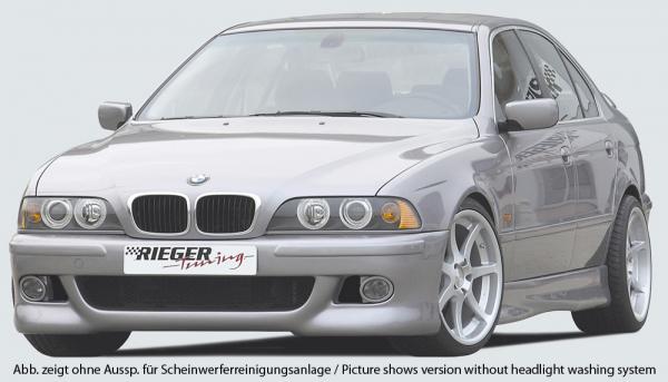 RIEGER Spoilerstoßstange passend für BMW 5er E39 bis 12/02 (mit Aussparung für Waschanlage)