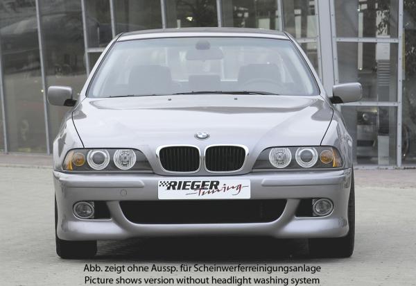 RIEGER Spoilerstoßstange passend für BMW 5er E39 bis 12/02 (mit Aussparung für Waschanlage)