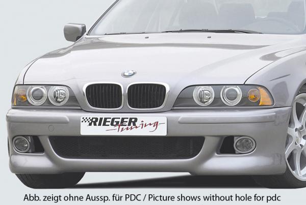 RIEGER Front bumper fit for BMW 5er E39 up to 12/02 (with recesses for PDC)