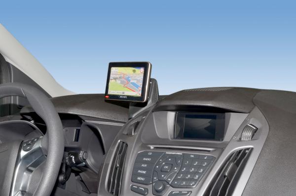 KUDA Phone/Navi console fit for Ford Transit Connect from 12/2013 artificial leather black