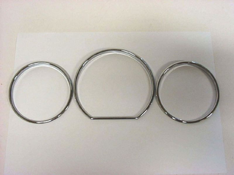 Chrom Tachoringe 3tlg. Mercedes W163 M- Klasse bis Bj. 2000
