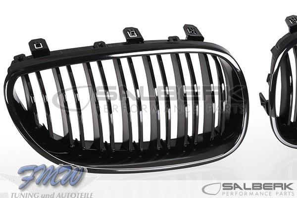 Shadow-Line Kidney black fit for BMW 5er E60/E61 Sedan/Touring