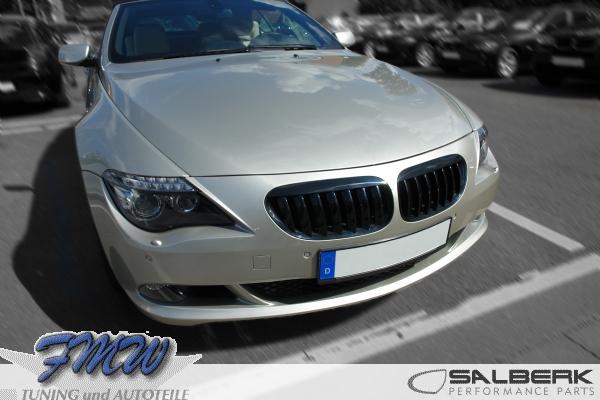 Shadow-Line Niere glänzend schwarz passend für BMW 6er E63/E64