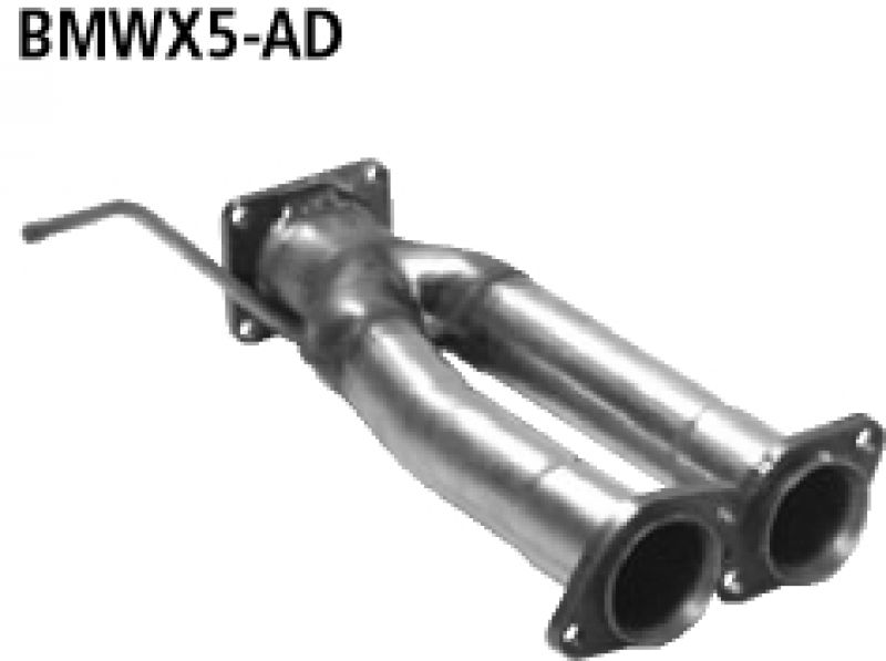 Link pipe diesel with original particle filter BMW X5