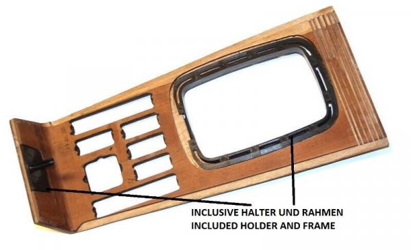 Console in zebrano fit for Mercedes W123 (4)