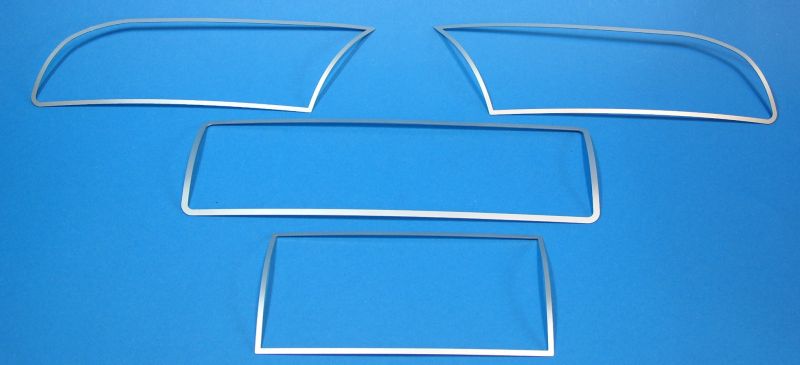 Frame air outlets matted 4pcs. BMW E39