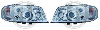 Scheinwerfer mit Blinker klar/chrom Mercedes W202 93-00