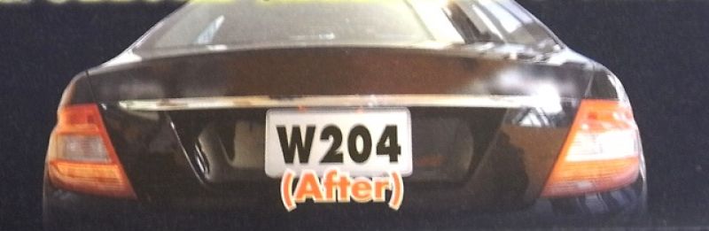 Chrom Kofferraumleiste Mercedes W204 C- Klasse