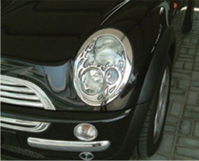 Chromringe Scheinwerfer 2tlg. Mini one