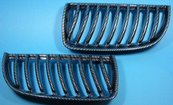 Performance Grille carbonlook fit for BMW 3er E90 / E91 Sedan / Touring Bj. 2005-2008