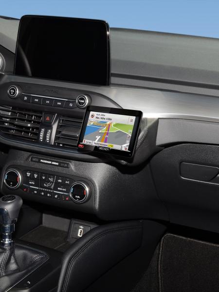 KUDA Phone console fit for Ford Focus from Bj. 2018/ Kuga from 2020 artificial leather black