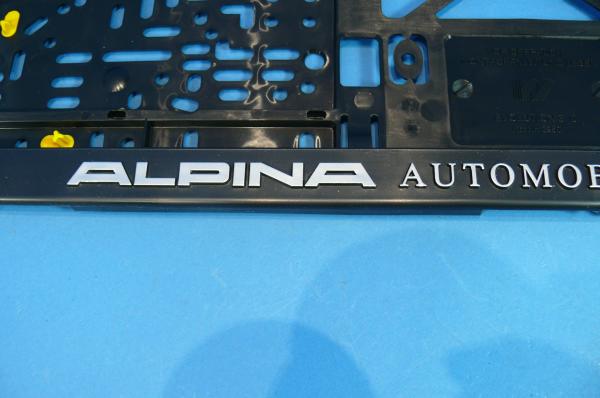 ALPINA License Plate Holder "Automobile Meisterwerke"