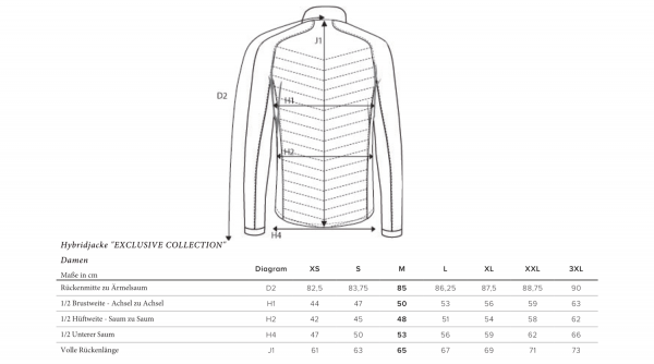 ALPINA Hybridjacke "Exclusive Collection", Damen Größe S