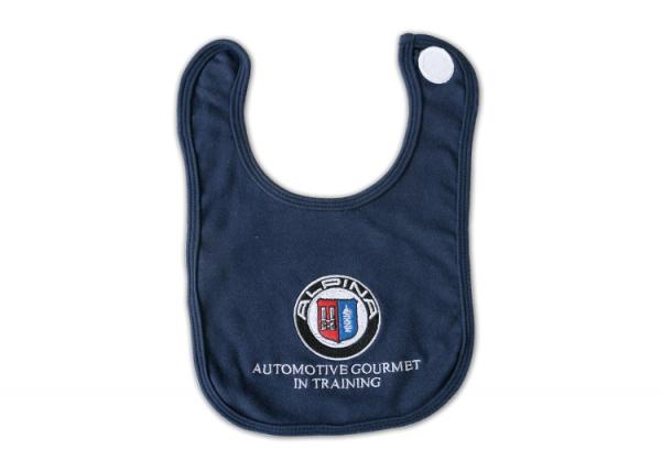 ALPINA Lätzchen "Automobiler Gourmet", englisch