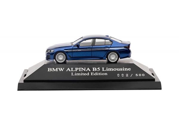 ALPINA Modellauto BMW ALPINA B5 Limousine (G30), Blau, 1:87, Limited Edition