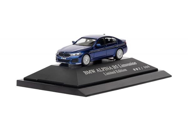 ALPINA Modellauto BMW ALPINA B5 Limousine (G30), Blau, 1:87, Limited Edition
