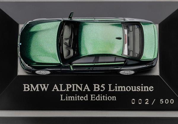 ALPINA Modellauto BMW ALPINA B5 Limousine (G30), Grün, 1:87, Limited Edition