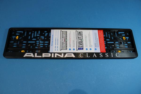 ALPINA License Plate Holder "ALPINA CLASSIC"