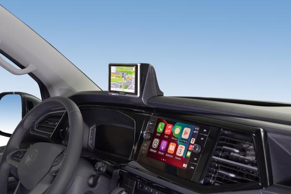 KUDA navigation console fit for ​VW T6.1 Transporter from 2019 artificial leather black