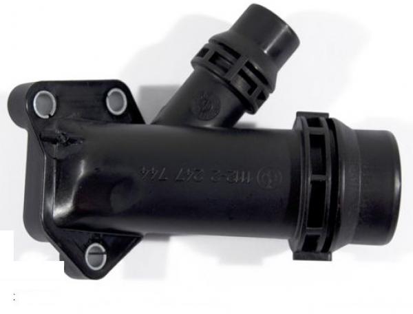 Anschlussflansch für Wasserschlauch am Zylinderkopf BMW E38 E39 E46 E53 E60 E61 E63 E64 E65 E66 E70 E71 E83 E87 E90 E91 E92 E93
