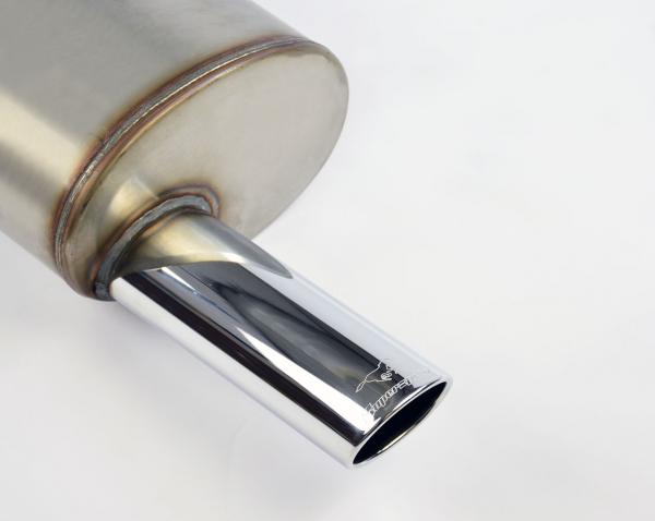 SUPERSPRINT Rear exhaust 90x70mm fit for BMW 3er E30 318i (Engine M40) (Sedan - Coupè -Touring - Cabrio) '87 -