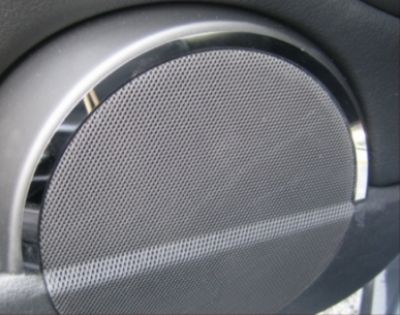 Speaker Surrounds rear front polish (2pcs) BMW E46 Coupé/Convert