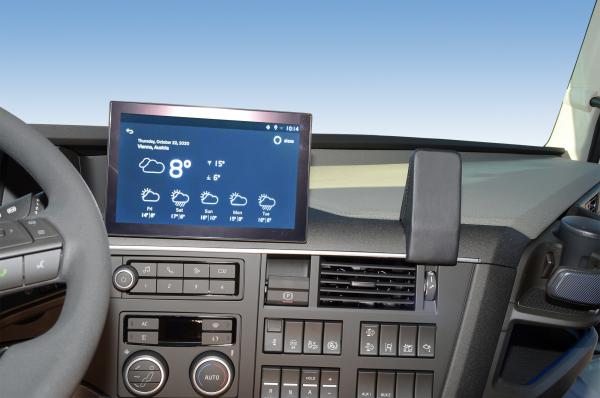 KUDA Telefonkonsole passend für Volvo FH ab 2021 (Euro6) Kunstleder schwarz
