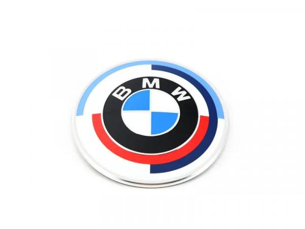 BMW Emblem 50 Jahre M 82mm für Motorhaube oder Heckklappe BMW F90 / F97 / F98 / G01 / G02 / G14 / G15 / G16 / G20 / G21 / G29 G30 / G31 / G32 / X3 / X4 / Z4