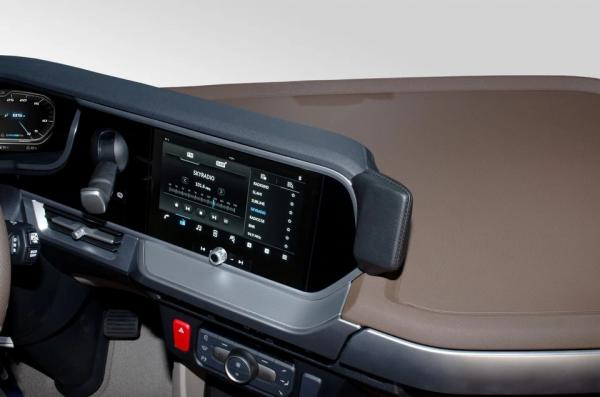 KUDA Telefonkonsole passend für DAF XF / XG ab 2021 Leder schwarz