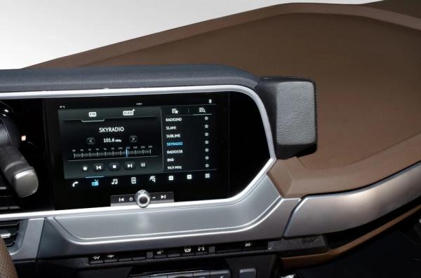 KUDA Telefonkonsole passend für DAF XF / XG ab 2021 Leder schwarz