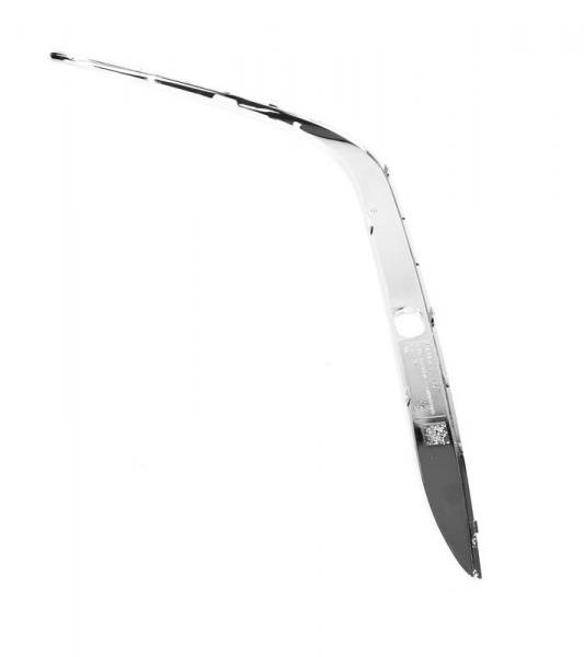 Covering front -right side- CHROME BMW 7er E38 Sedan (WITH Headlight cleaning system)