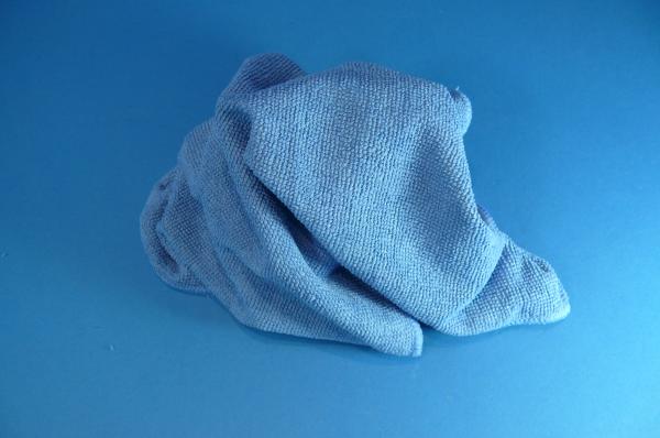 Hochleistungs-Poliertuch Microfasertuch BLAU 400 x 400mm