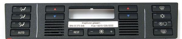 Buttons for control panel autom. air condition BMW E39 E53 X5 (upto Bj. 09/2000)