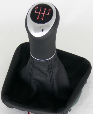 Leather-gear-handle 5 Speed BMW Z3, orange Illuminated