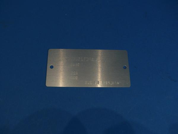 ALPINA Fabrikschild / Typenschild